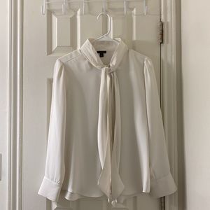 Ann Taylor Front Tie Blouse